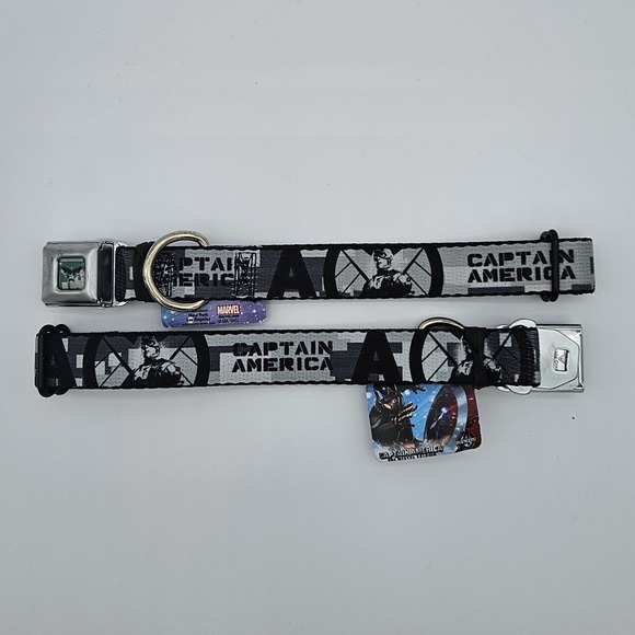 Buckle-Down Other - Buckle Down Marvel Captain America Car Seat Belt Buckle Dog Collar